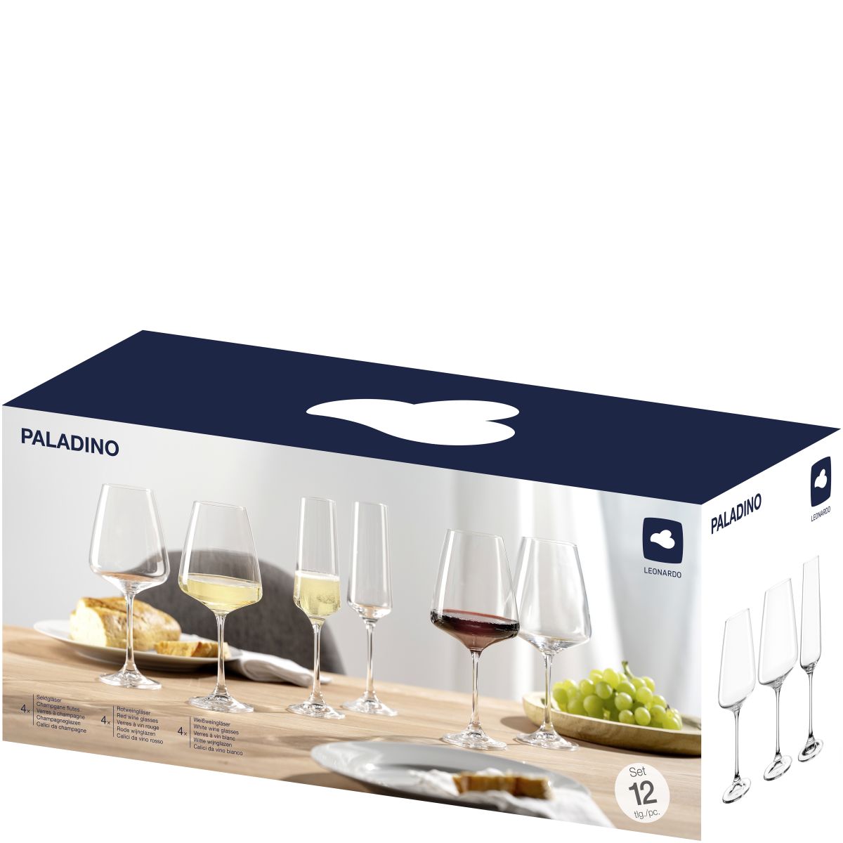 Leonardo 12tlg. Kelchglas-Set Paladino