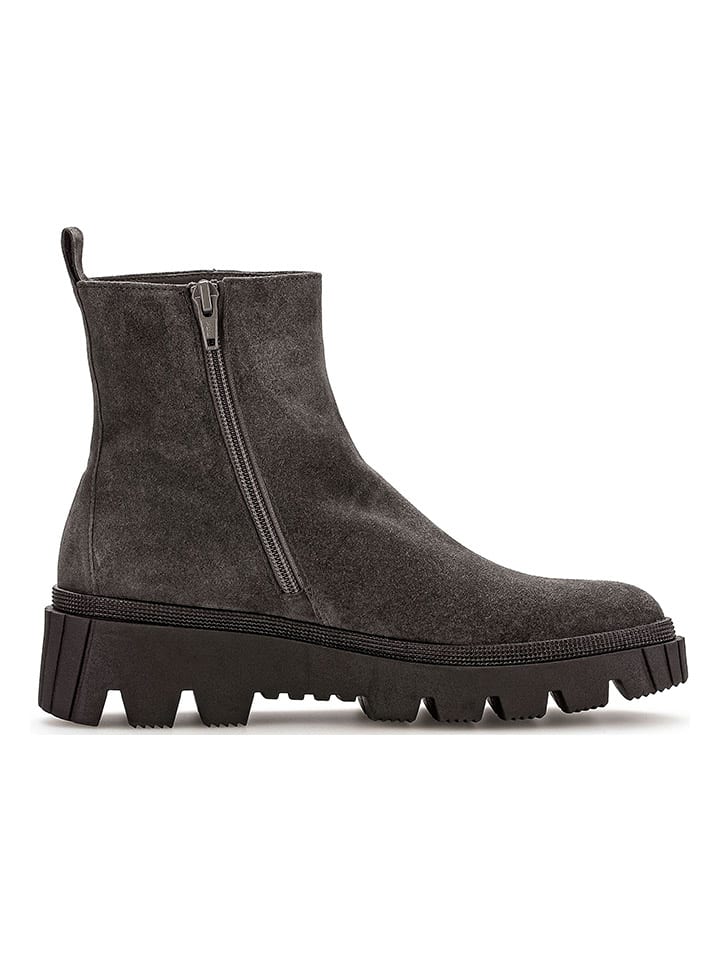 Gabor Leder-Boots in Anthrazit günstig kaufen