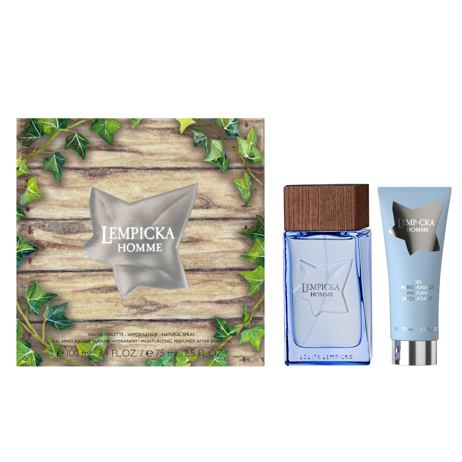 Lolita Lempicka Lempicka Homme Coffret Eau de Toilette 100 ml + Gel Après Rasage 75 ml