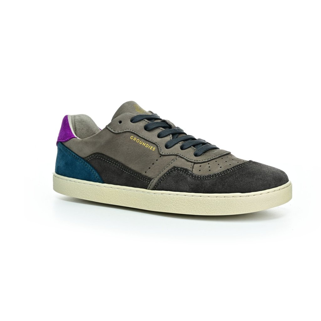 Groundies Nova GS1 Dark Grey/Petrol Barfußsneakers