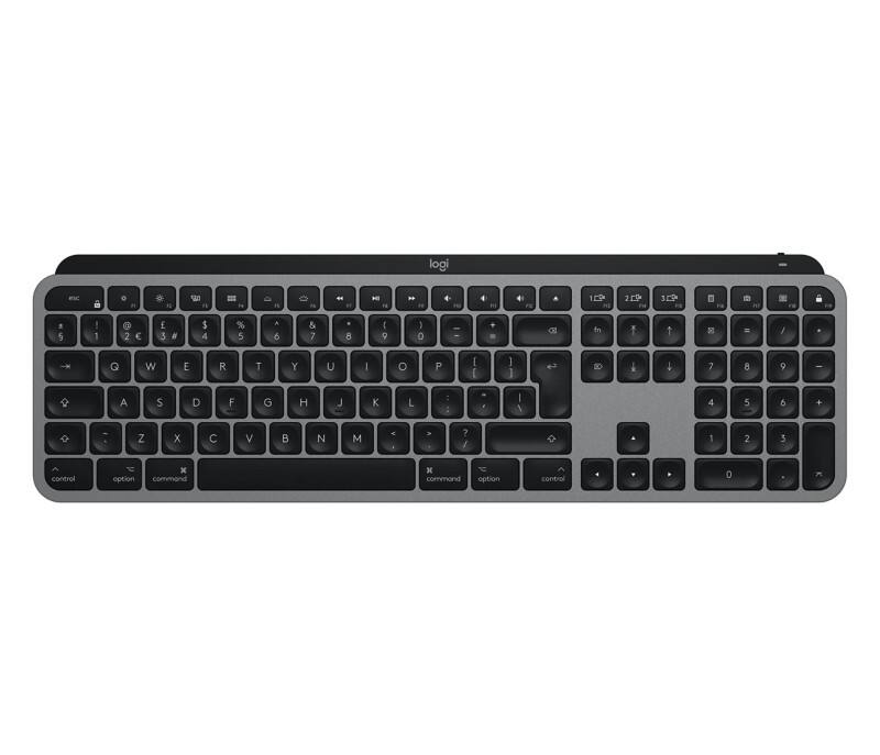 Logitech MX Keys Tastatur Kabellos QWERTZ (DE) mit Bluetooth Schwarz