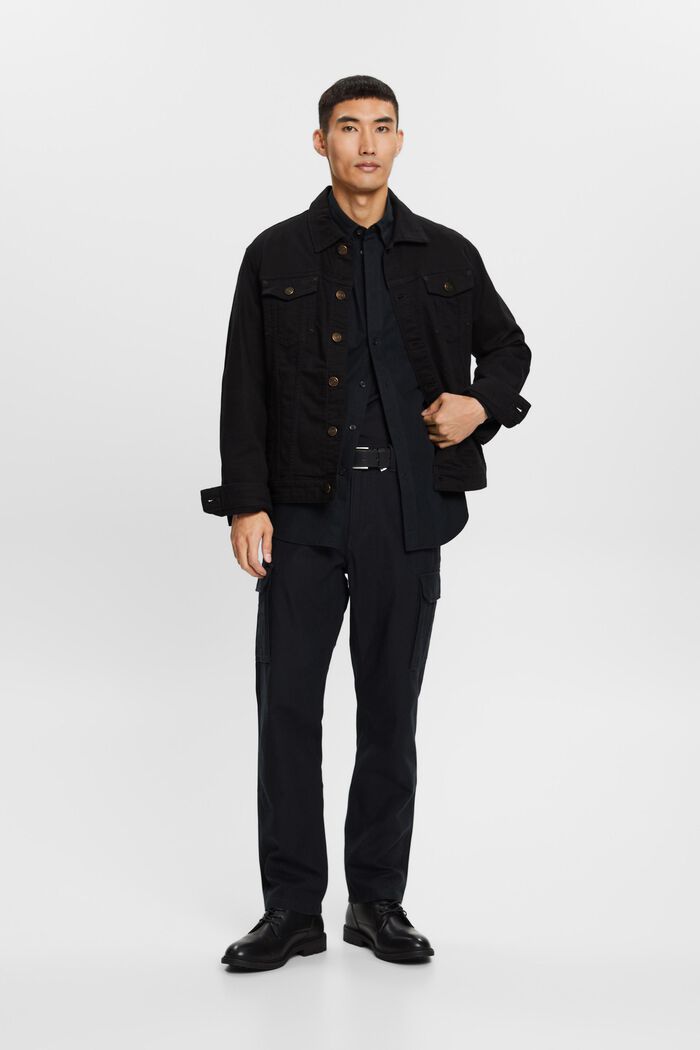 Button-Down-Hemd aus Popeline, 100 % Baumwolle
