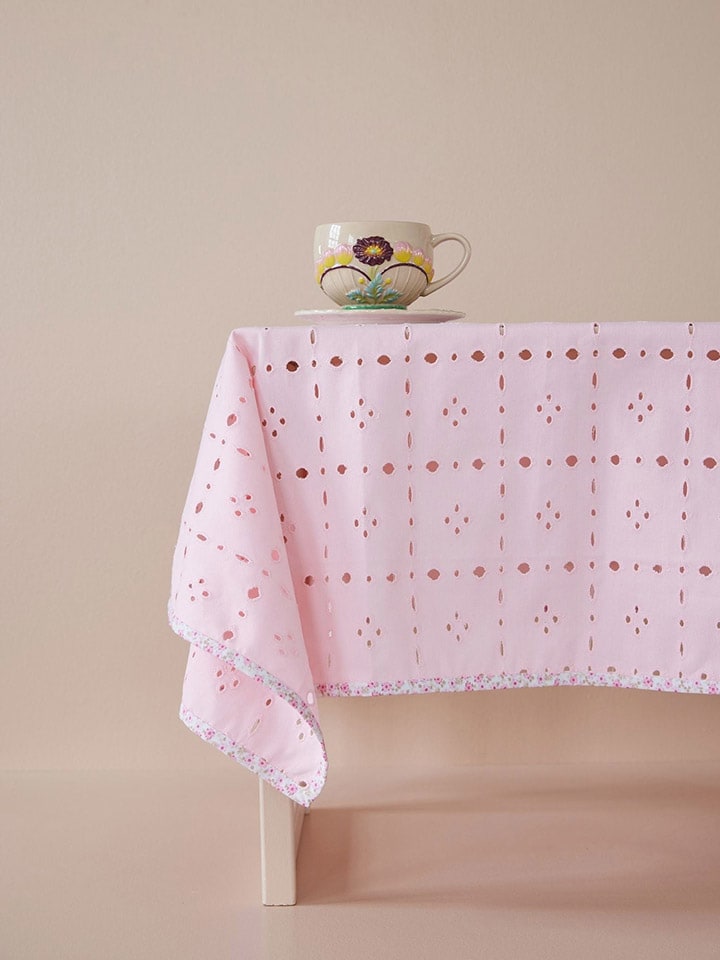 Rice Tischdecke in Rosa - (L)100 x (B)100 cm günstig kaufen onesize