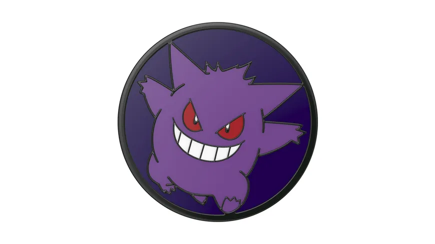 PopGrip - ausziehbarer Handy-Griff Handyhalter - Pokémon Enamel Glow in the Dark Gengar