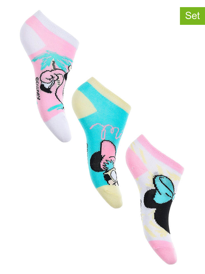 Disney Minnie Mouse 3er-Set: Füßlinge 