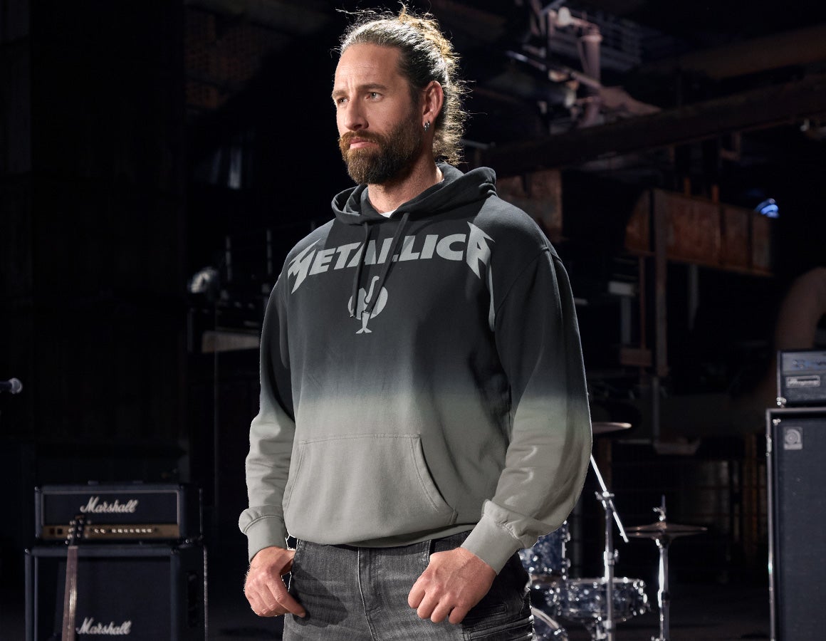 Metallica cotton hoodie, men