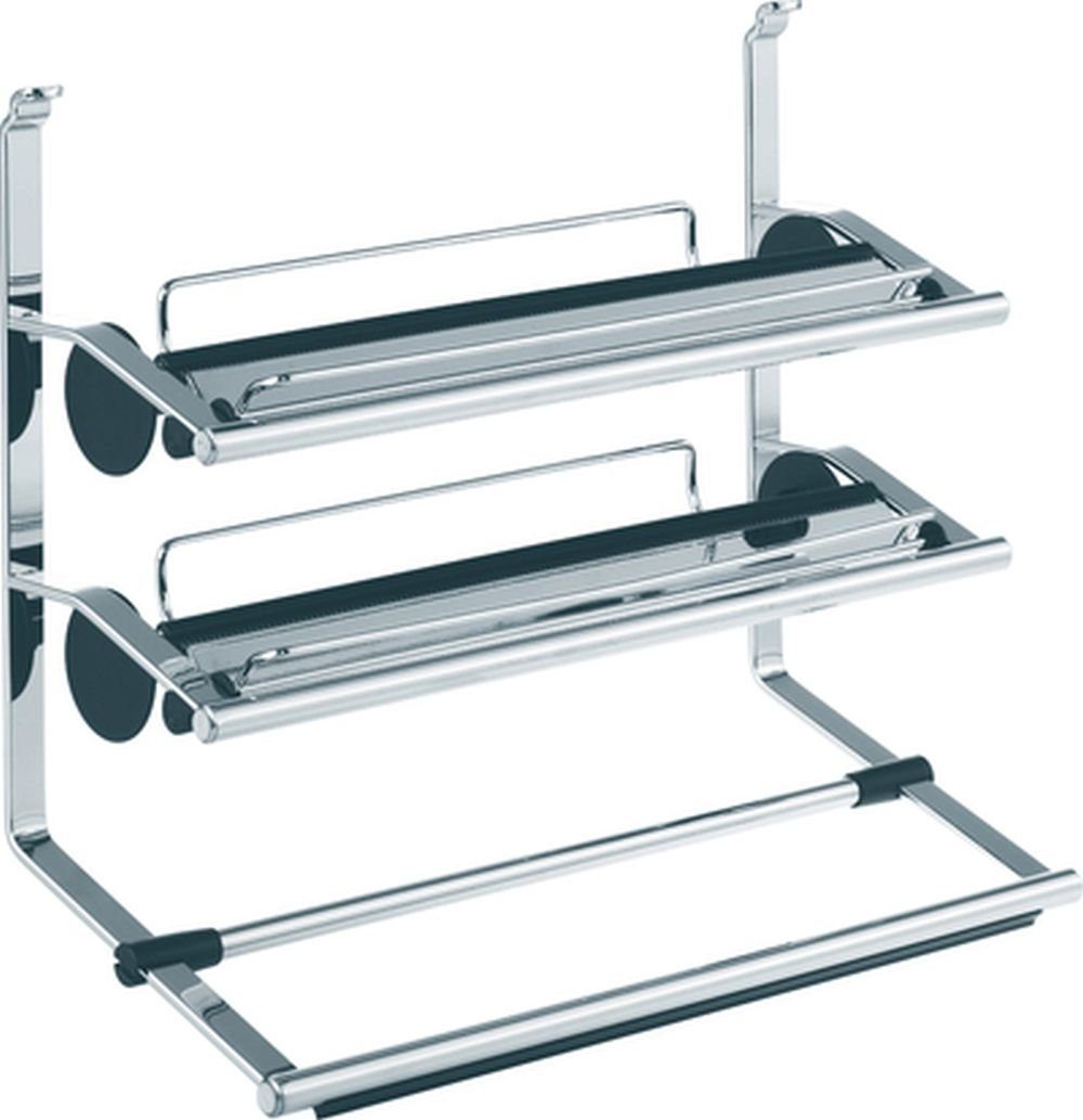 Kesseböhmer Küchenrückwand Kesseböhmer Linero 2000 Relingsystem Rollenhalter edelstahl