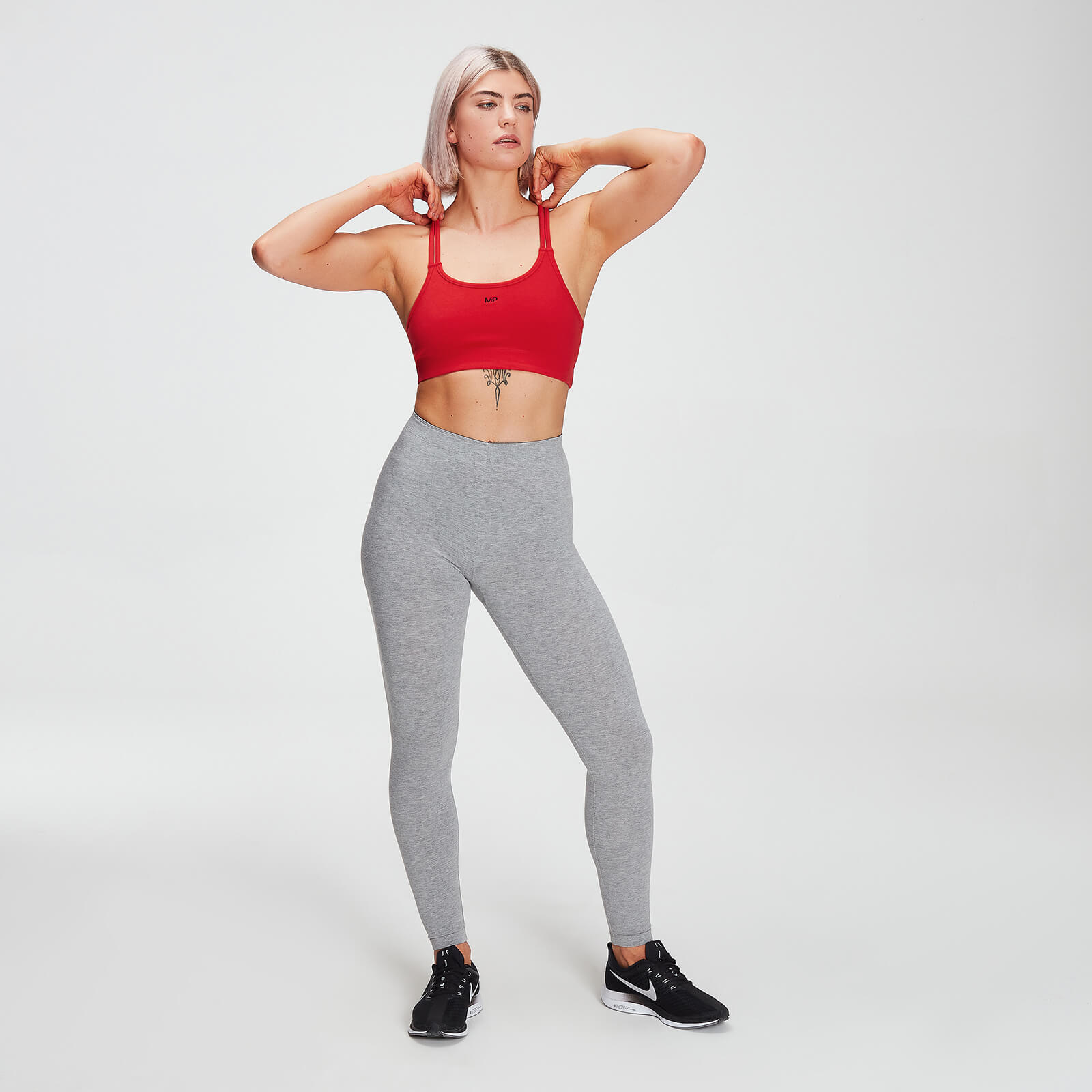 Brassière en jersey MP pour femmes – Rouge