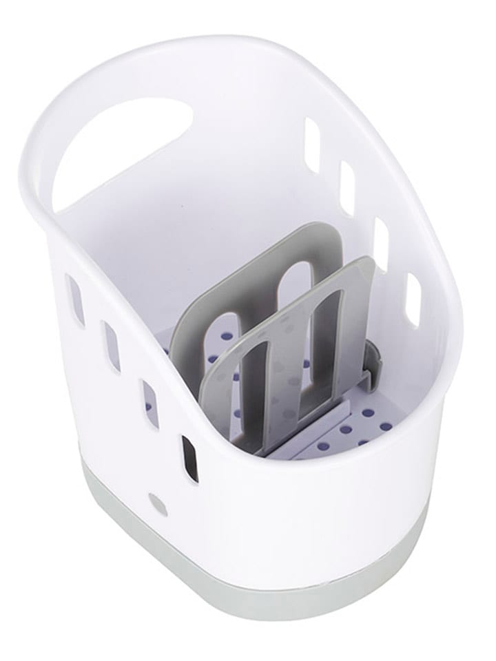 Chefware Spülbeckenorganizer in Weiß/ Hellgrau - (B)18 x (H)13,5 x (T)18 cm günstig kaufen onesize