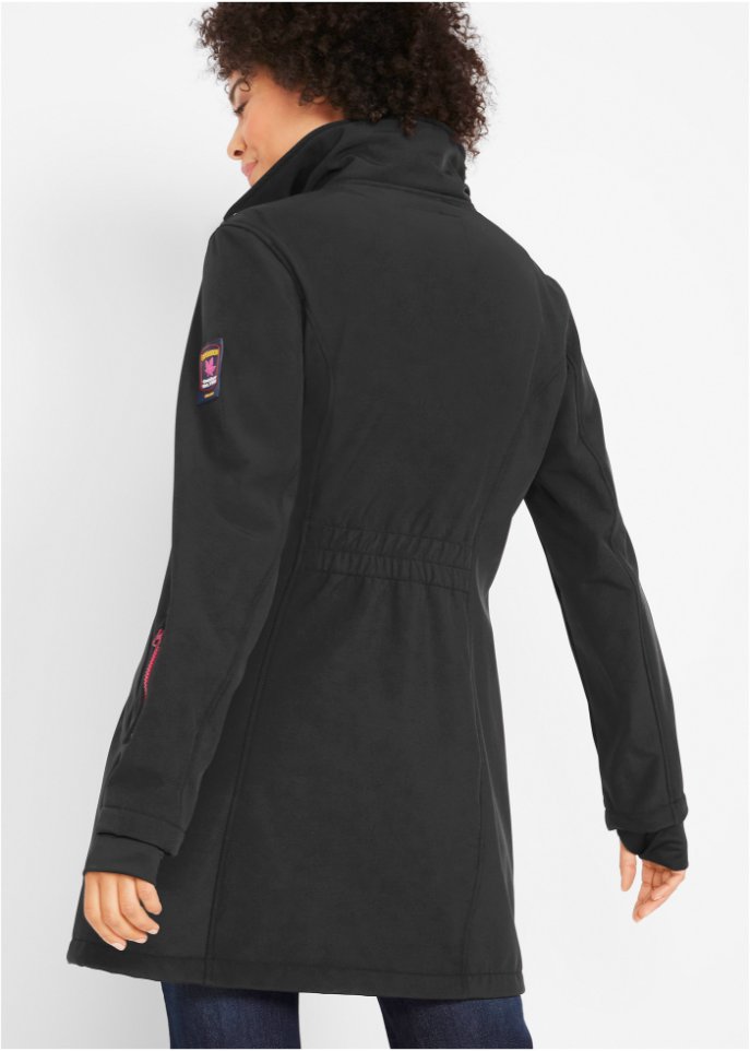 Stretch-Softshelljacke, 2 in 1-Optik