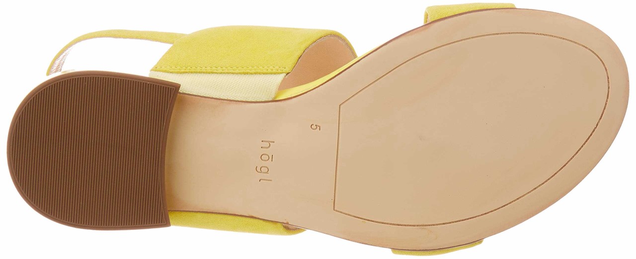HÖGL Klassische Sandalen gelb
