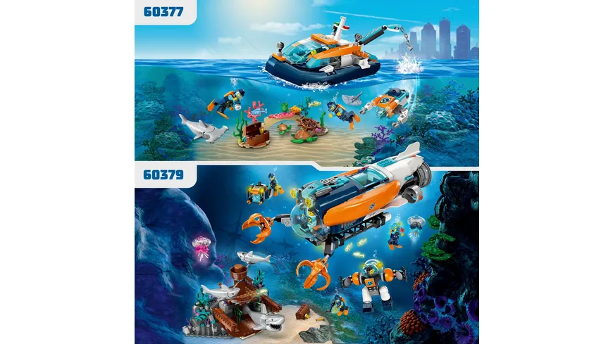 LEGO City 60377 Meeresforscher-Boot
