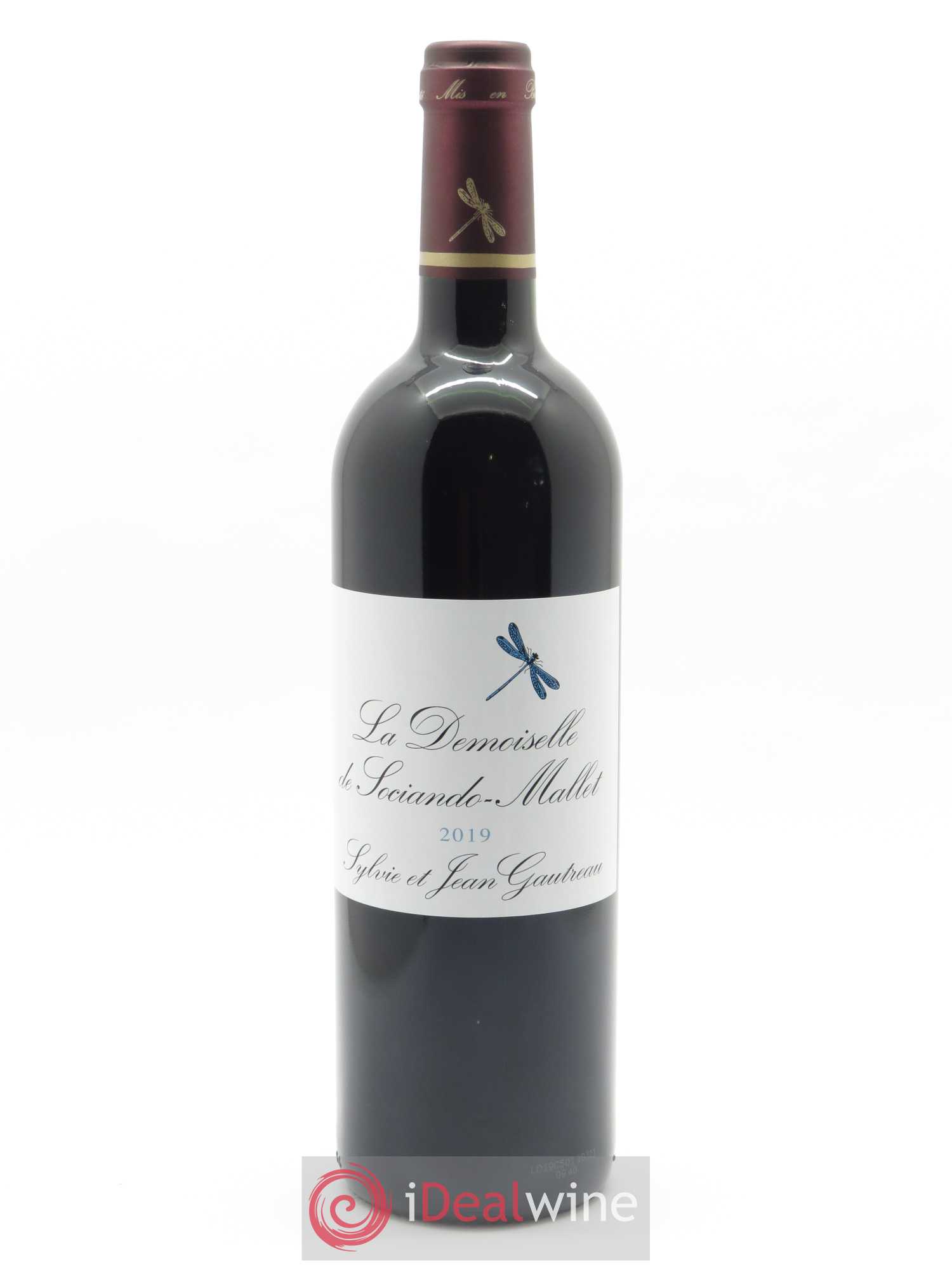 Demoiselle de Sociando Mallet Second Vin  2019 - Lot de 1 Bouteille