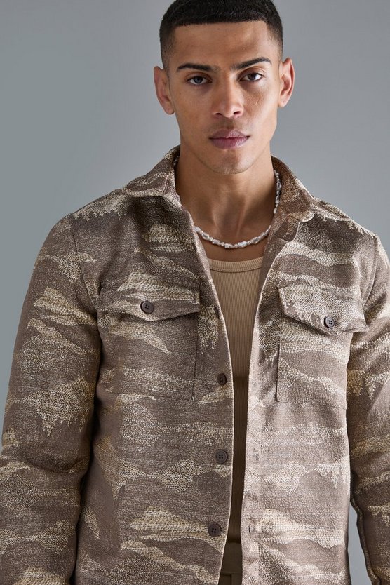 Bouclee Camouflage Overshirt