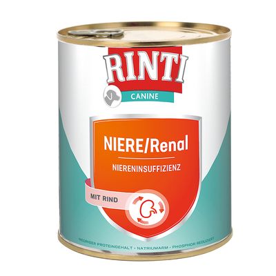 RINTI Canine Niere/Renal mit Rind 800 g