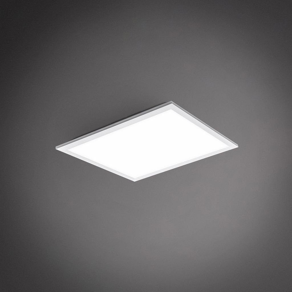 B.K.Licht Deckenleuchte LED Panel Decke eckig Ultra-Flach 29x29 cm Büro Weiß - BKL1325, LED fest integriert, Neutralweiß, 4000K moderne Deckenlampe 12W 1300lm Küche Wohnzimmer