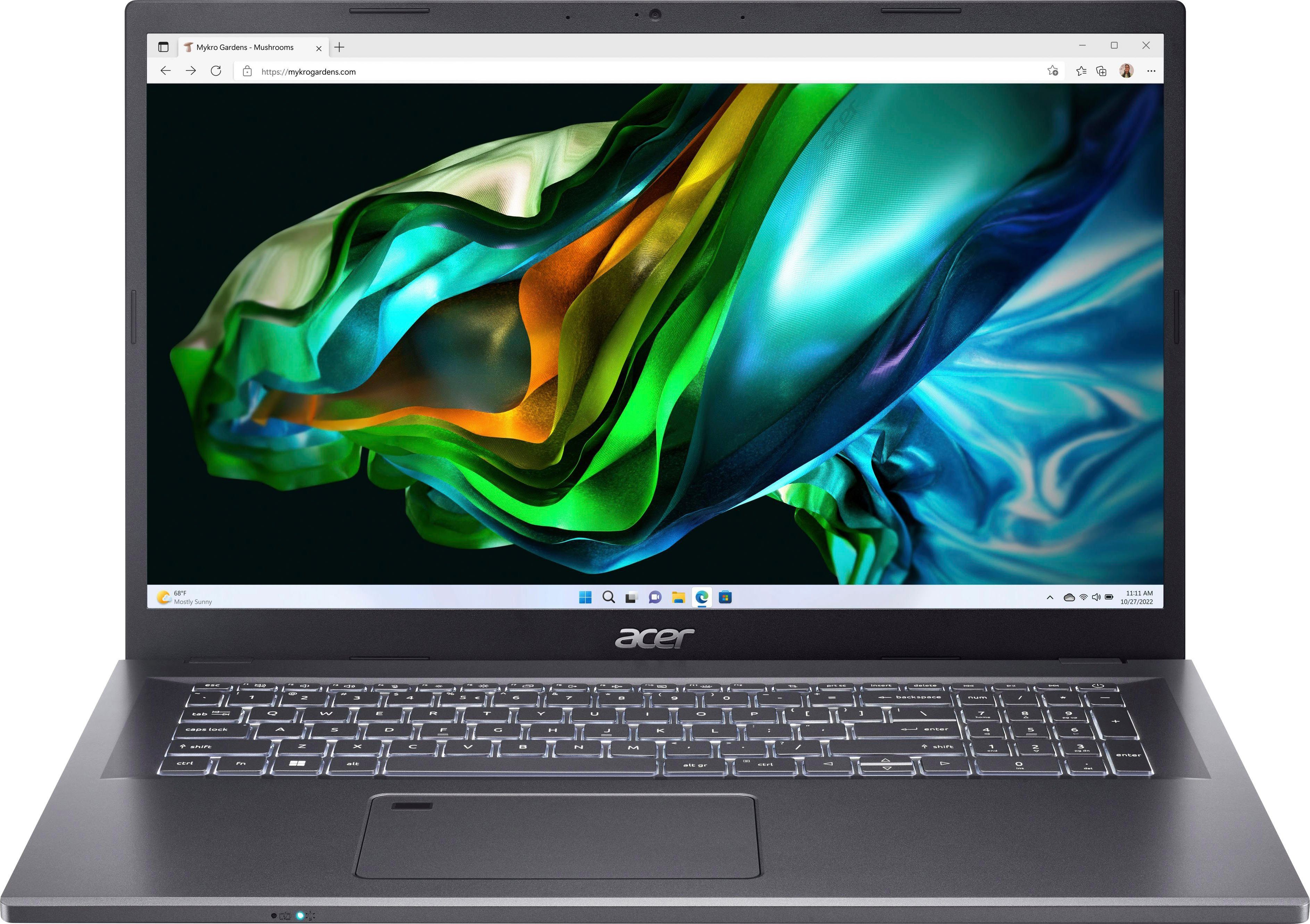 Acer A517-58GM-791C Notebook (43,94 cm/17,3 Zoll, Intel Core i7 1355U, GeForce RTX 2050, 512 GB SSD)