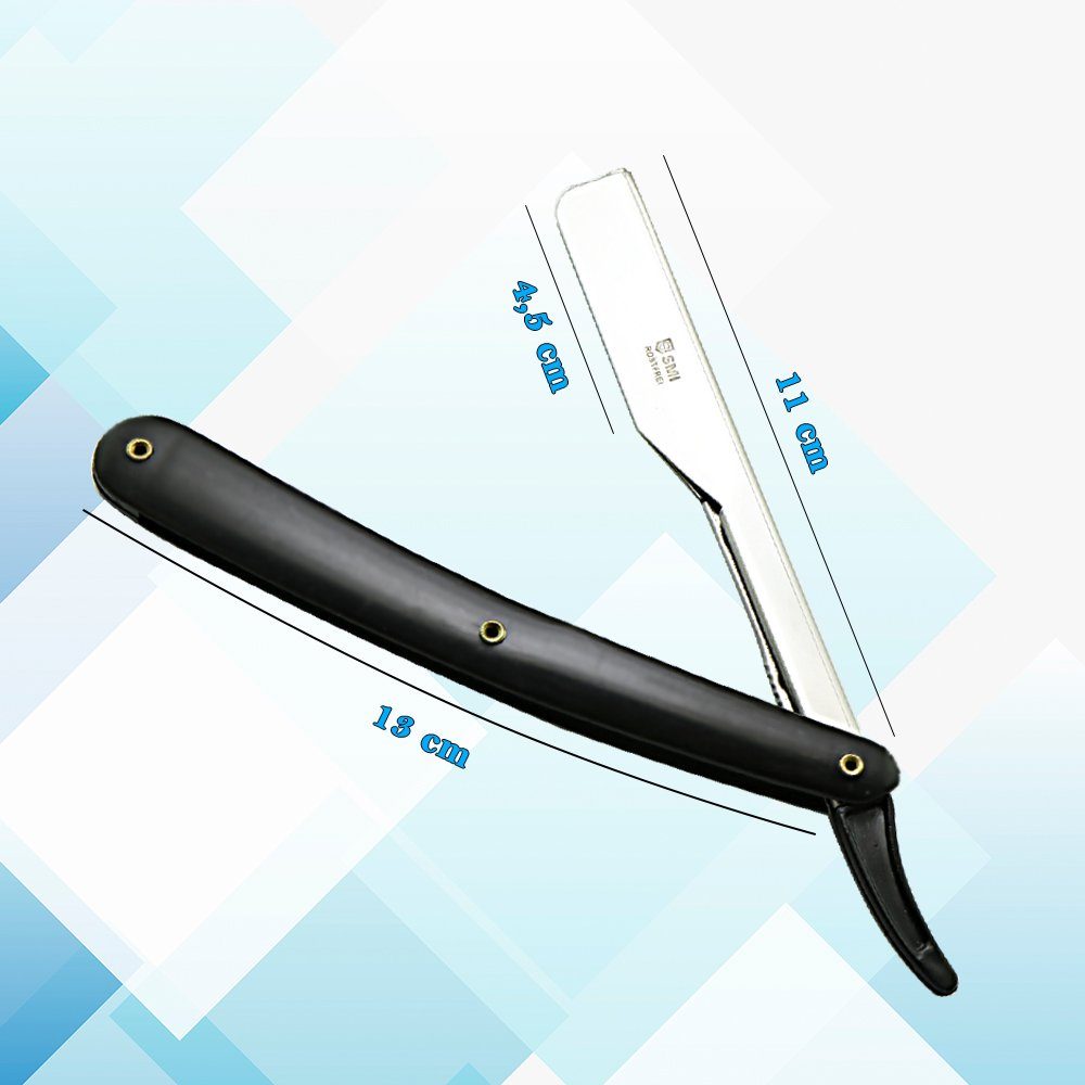 SMI Rasiermesser Rasiermesser Wechselklinge Herren Barber Rasierer Bart Rasierer, Wechselklinge 100 mit Etui