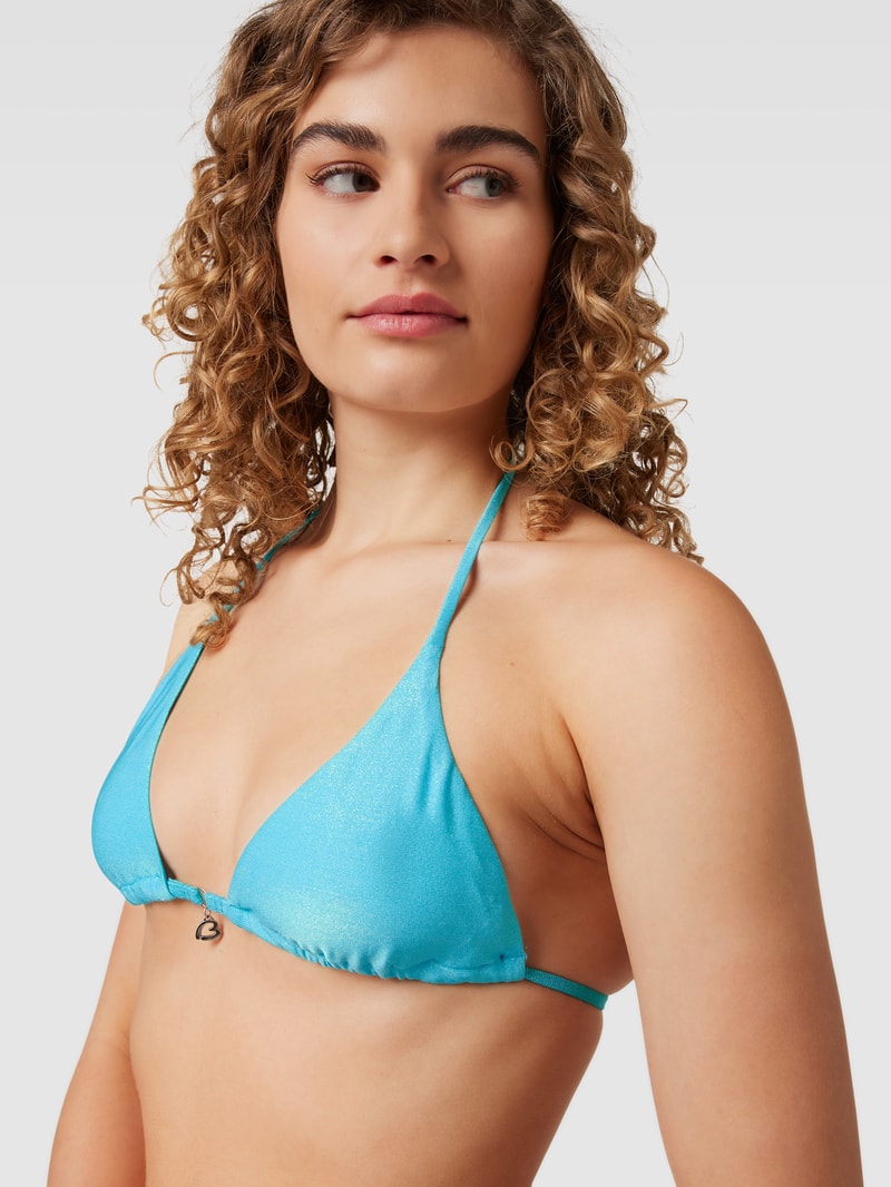 Bikini-Slip mit Effektgarn Modell 'RICO' in helltürkis