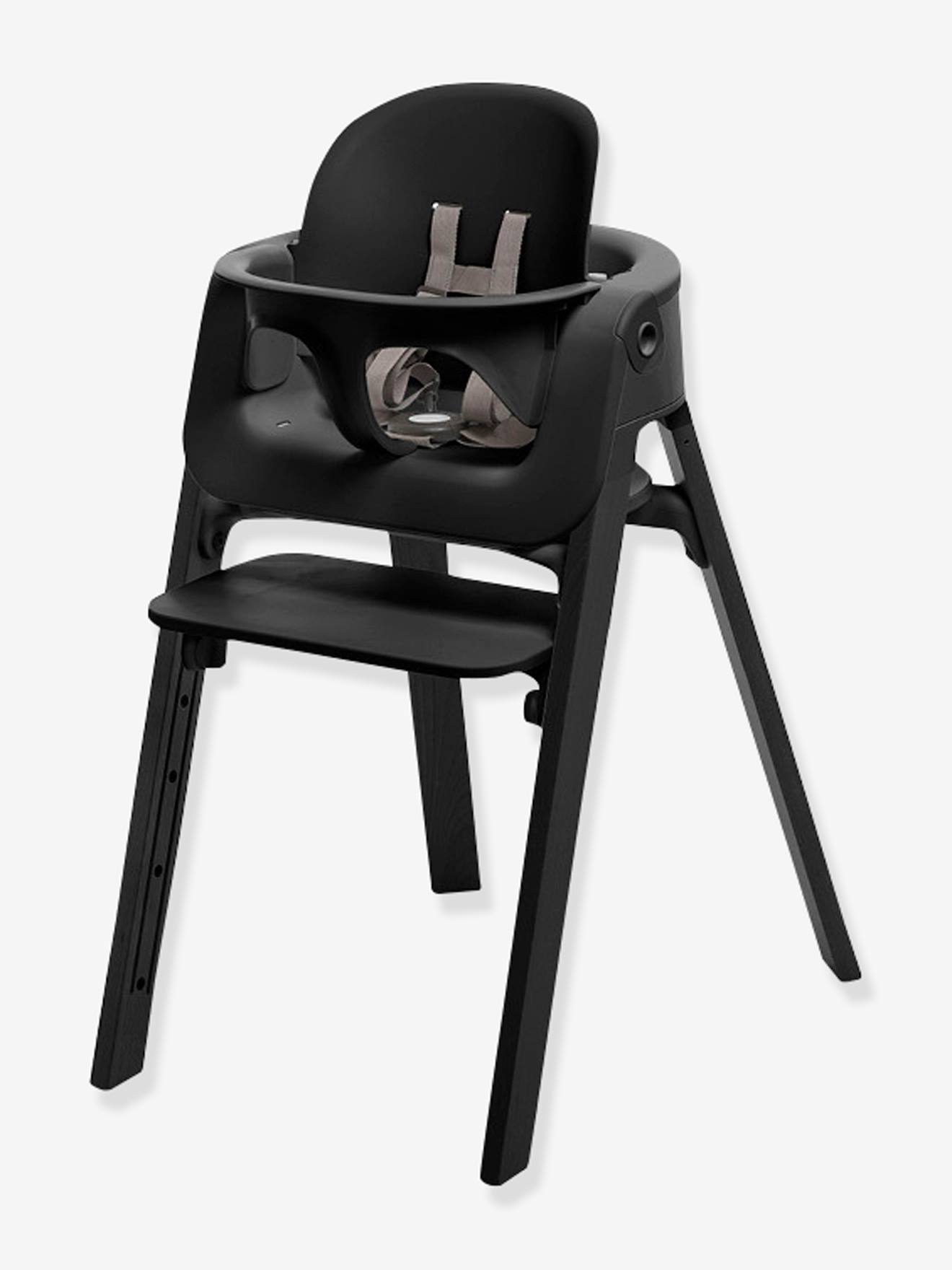 Chaise haute STOKKE Steps noir