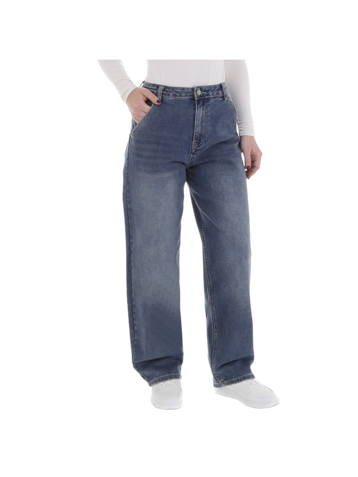 Ital-Design Jeans in Blau günstig kaufen