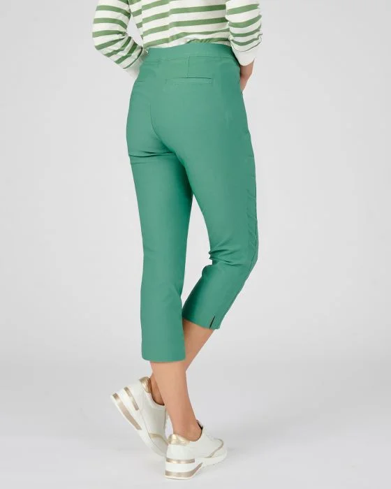 Pantacourt toile stretch