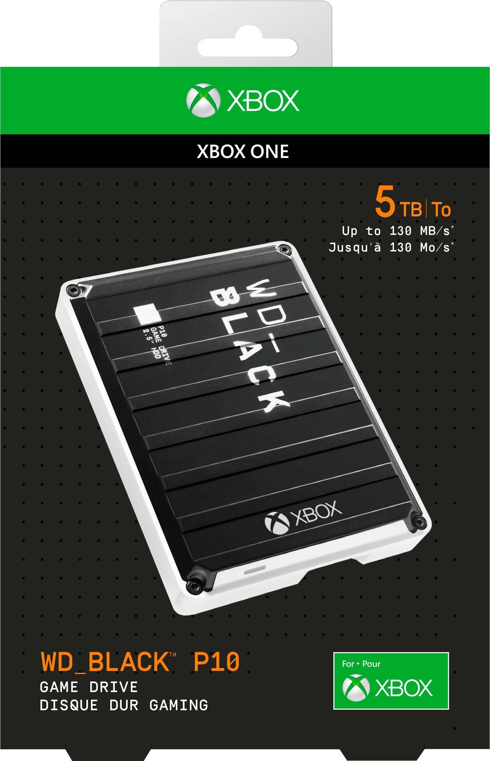 WD_Black P10 Game Drive für Xbox One™ externe Gaming-Festplatte (5 TB) 2,5