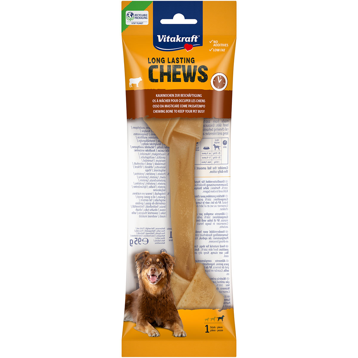 Vitakraft CHEWS intens Knochen geknotet 21cm 1Stück bei ZooRoyal