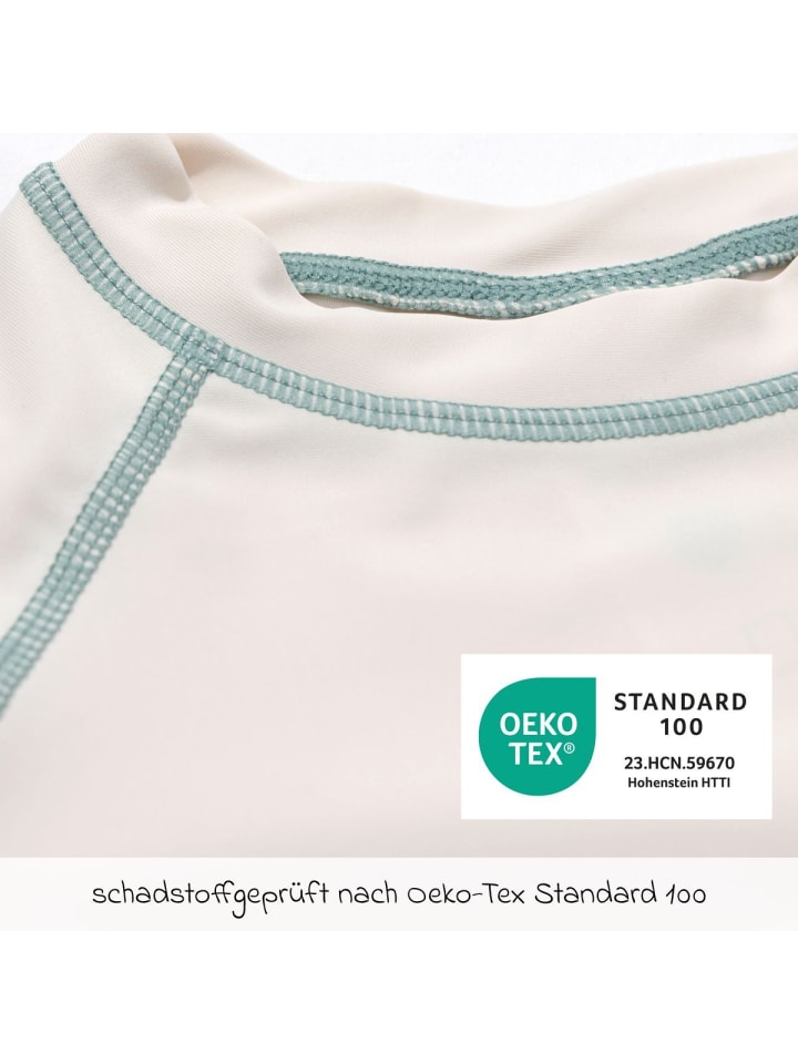 LaLoona Bade-Shirt mit UV-Schutz - Krabbe - Offwhite in weiss,motiv günstig kaufen