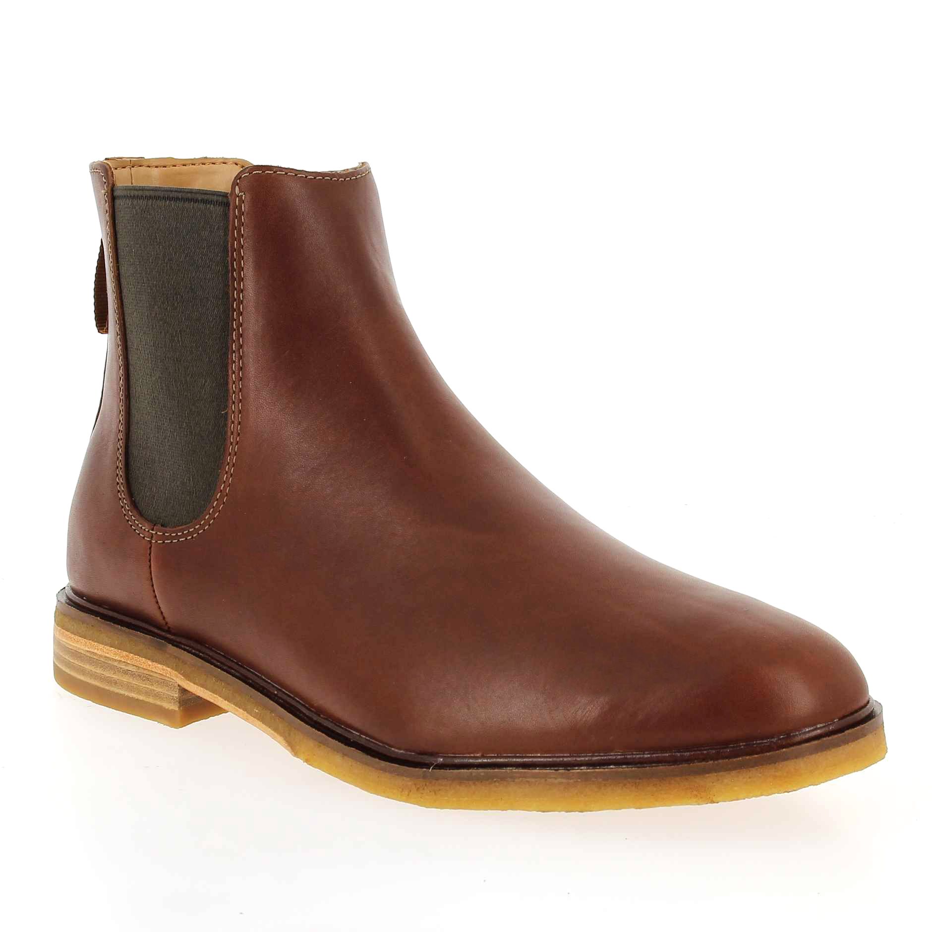 Clarks  CLARKDALE GOBI LEATHER - Cognac