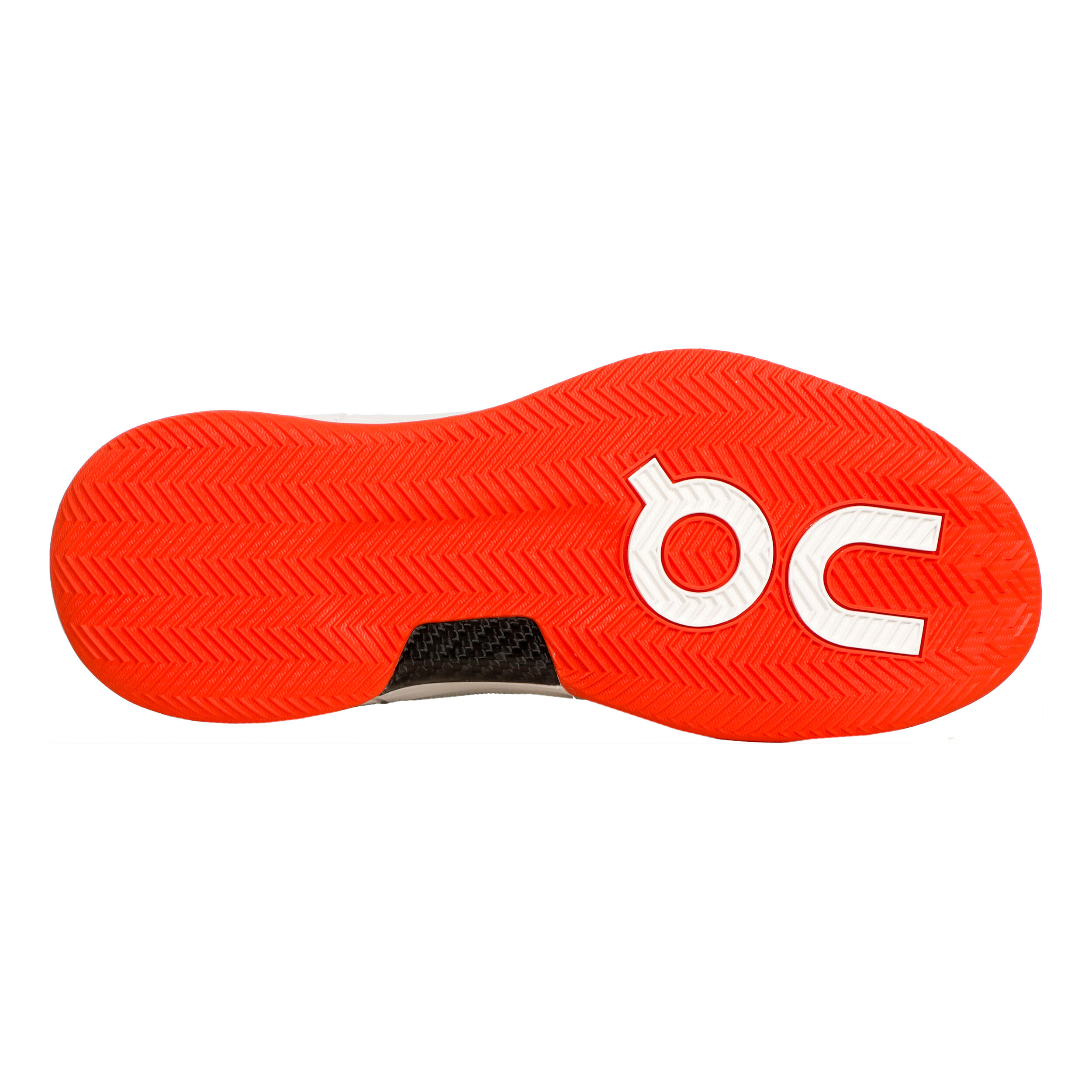 The Roger Pro Sandplatzschuh Herren - Weiß, Orange