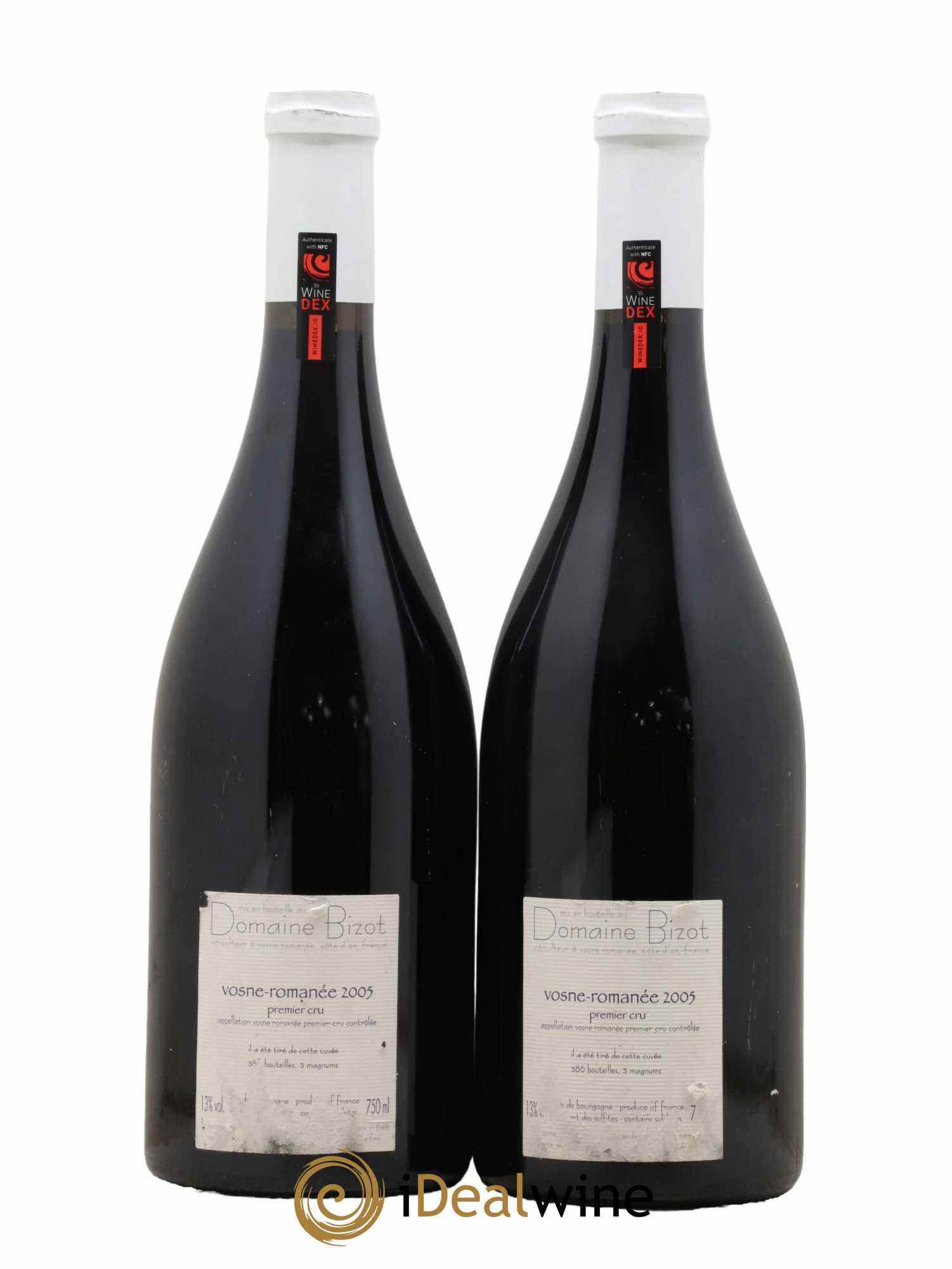 Vosne-Romanée 1er Cru Bizot (Domaine)  2005 - Lot de 2 Bouteilles