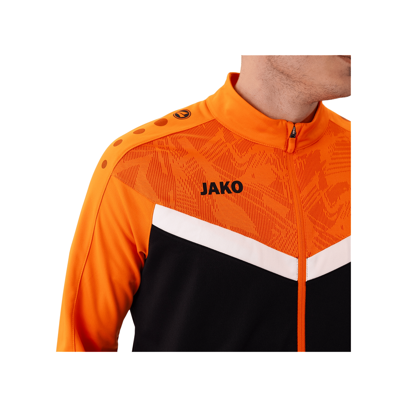 JAKO Iconic Polyester Jacke Schwarz F807