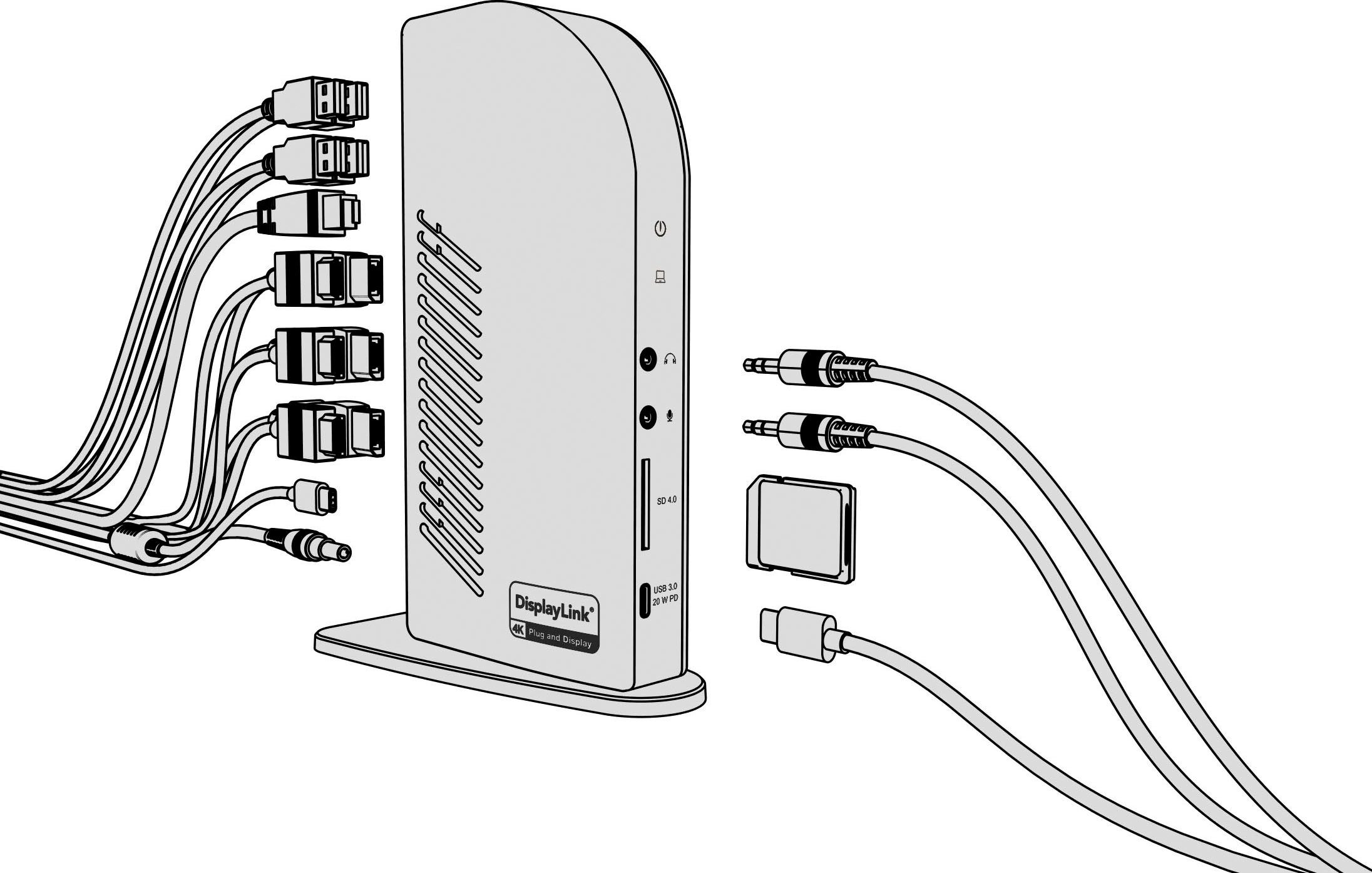 ICY BOX Laptop-Dockingstation ICY BOX USB Type-C DockingStation, mit dreifacher Videoausgabe