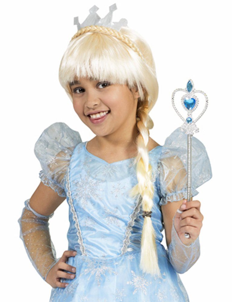 Funny Fashion Prinzessin-Kostüm Eisprinzessin Kostüm 