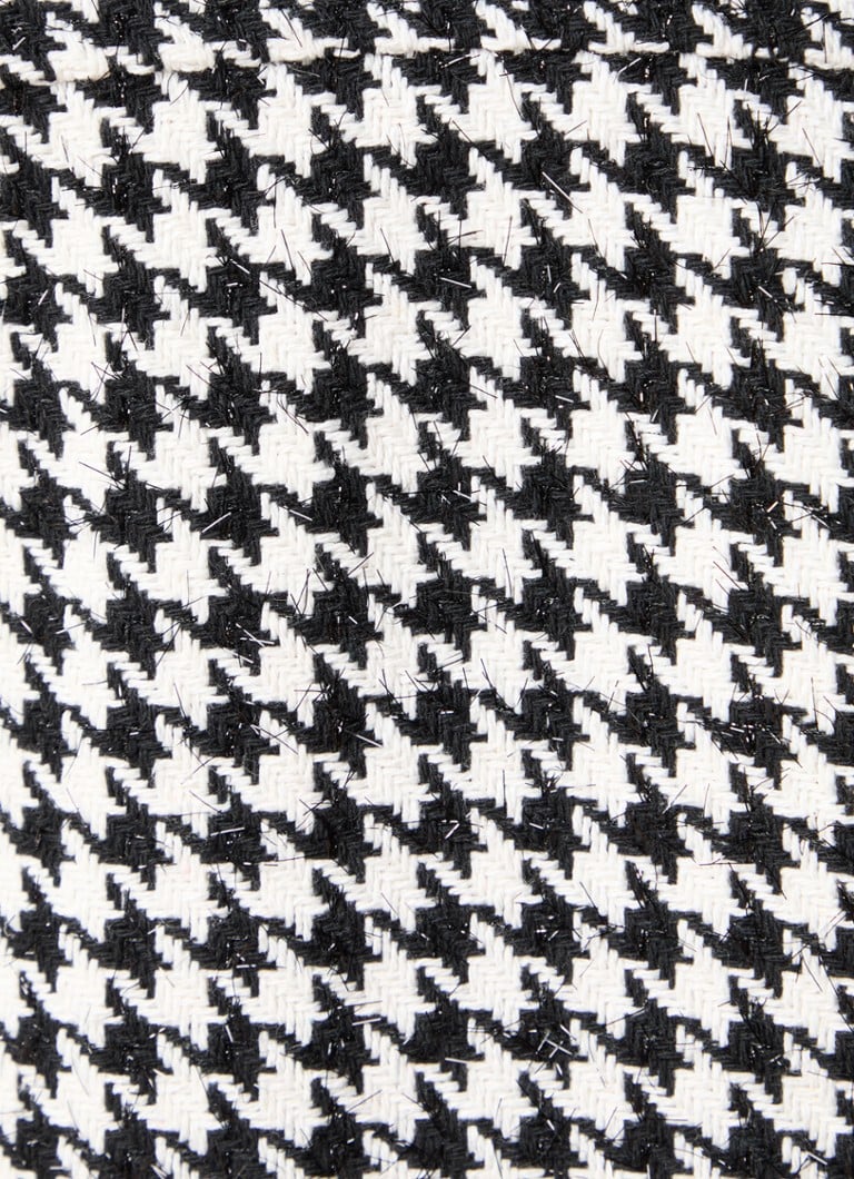 Jachetă cropped Houndstooth NIKKIE Enon din amestec de lână