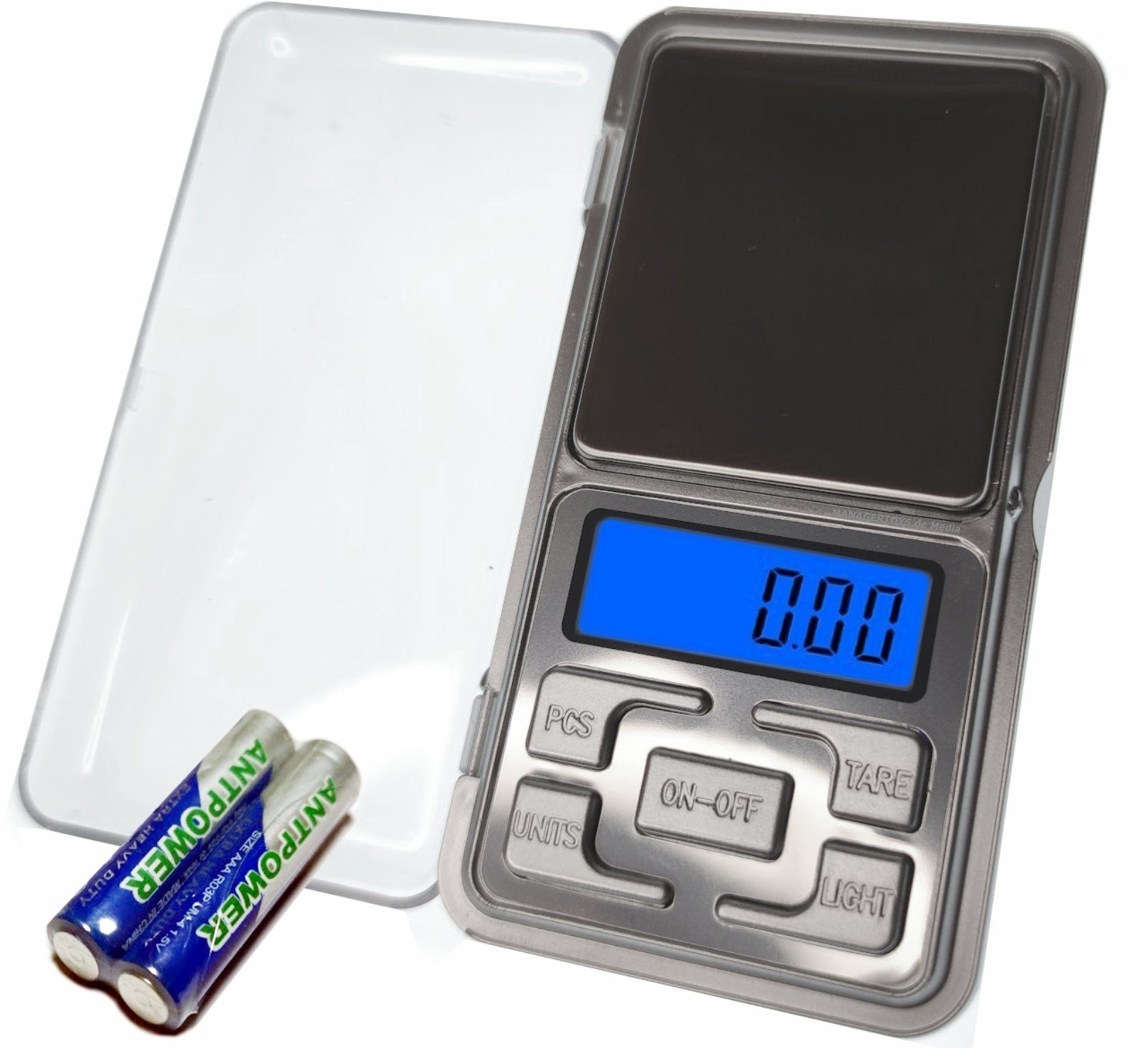 VARA Taschenwaage Pocketwaage 200g / 0,01g Feinwaage kleine Waage Digitalwaage