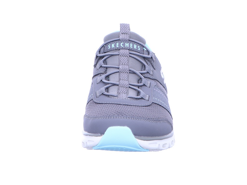 SKECHERS Komfort Schnürer bunt GLIDE STEP - JUST BE YOU,Grau