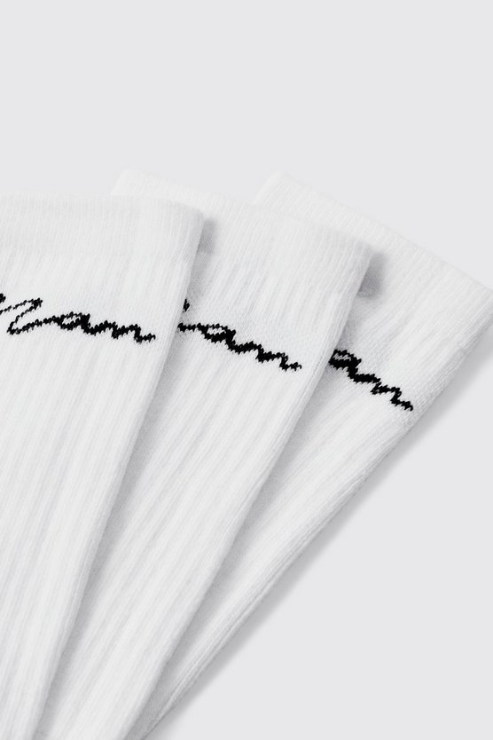 3er-Pack Man Signature Sportsocken