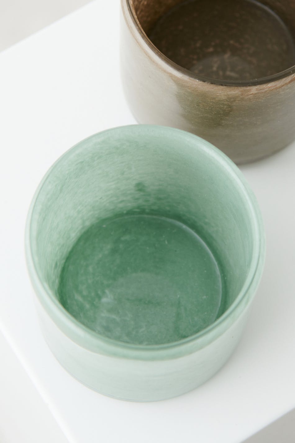 Glass s candle holder