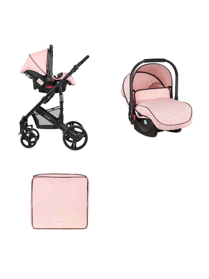 Kikkaboo Kombikinderwagen 3 in 1 Beloved in rosa günstig kaufen onesize