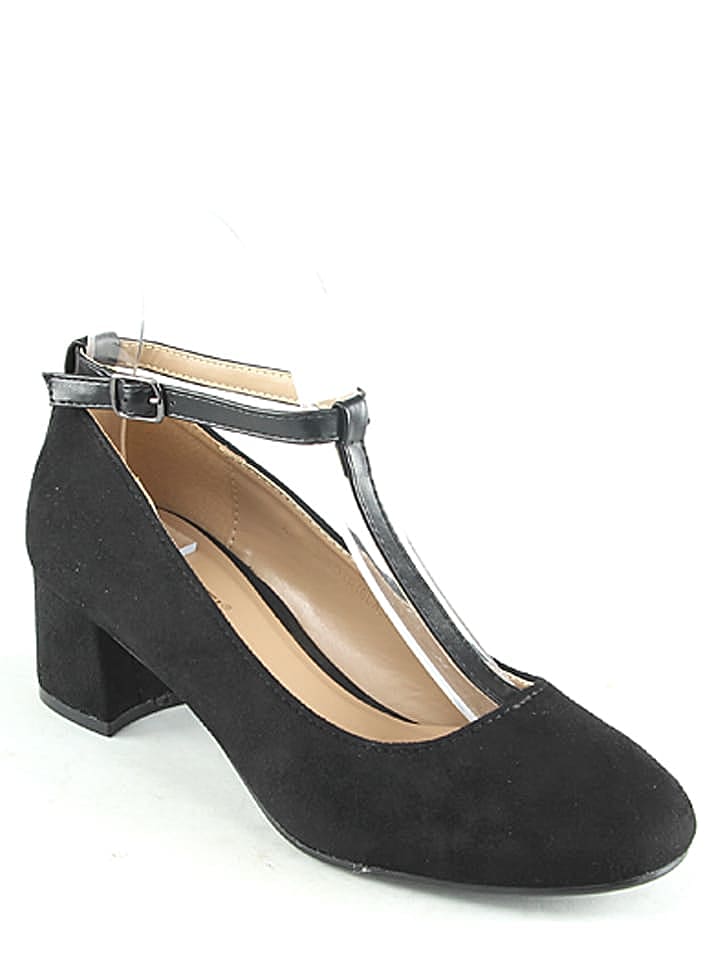 Poti Pati Spangenpumps in Schwarz günstig kaufen 39
