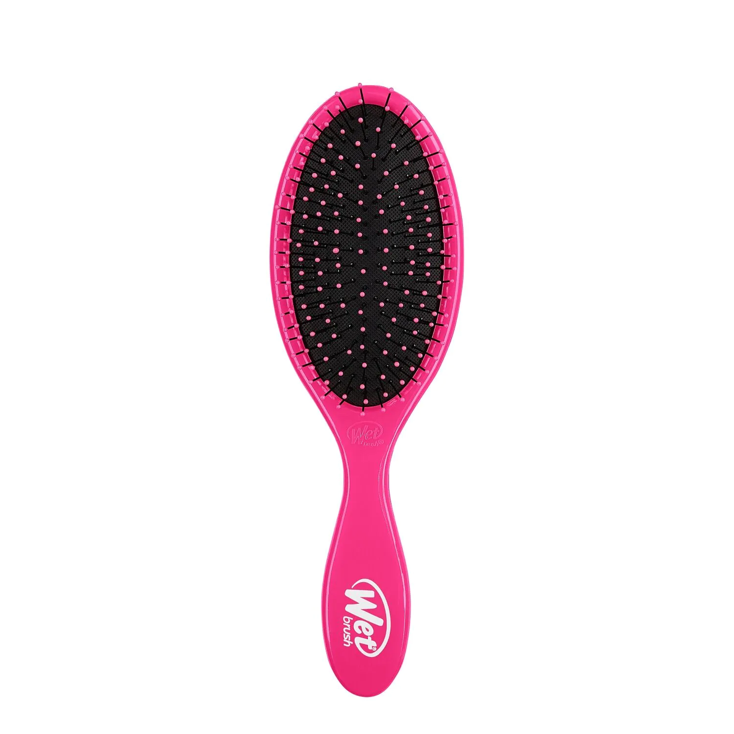„Wet Brush“ originalus rožinis plaukų šepetys su iššukavimo mechanizmu