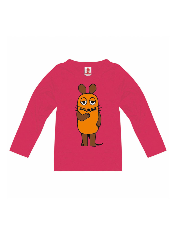 Logoshirt Langarmshirt Die Sendung mit der Maus - Die Maus in pink günstig kaufen