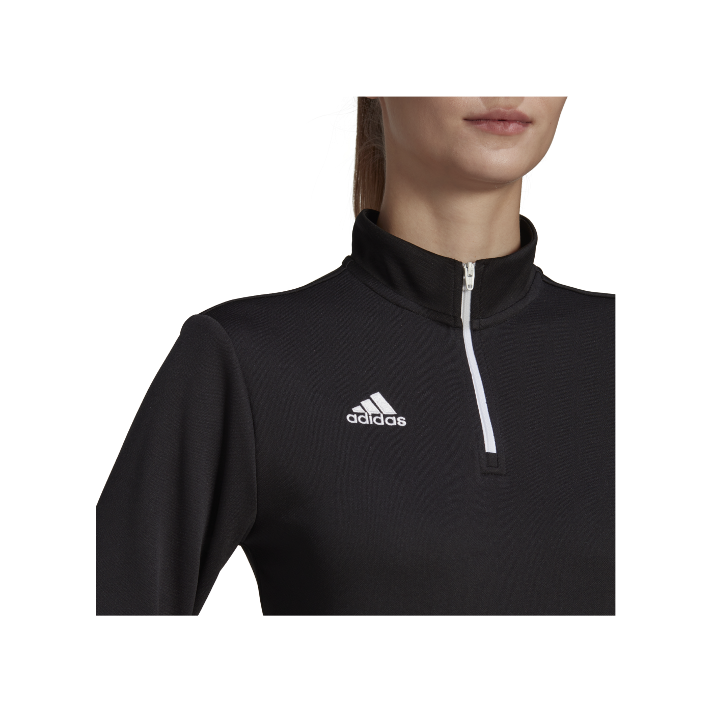 adidas Entrada 22 HalfZip Sweatshirt Damen Schwarz