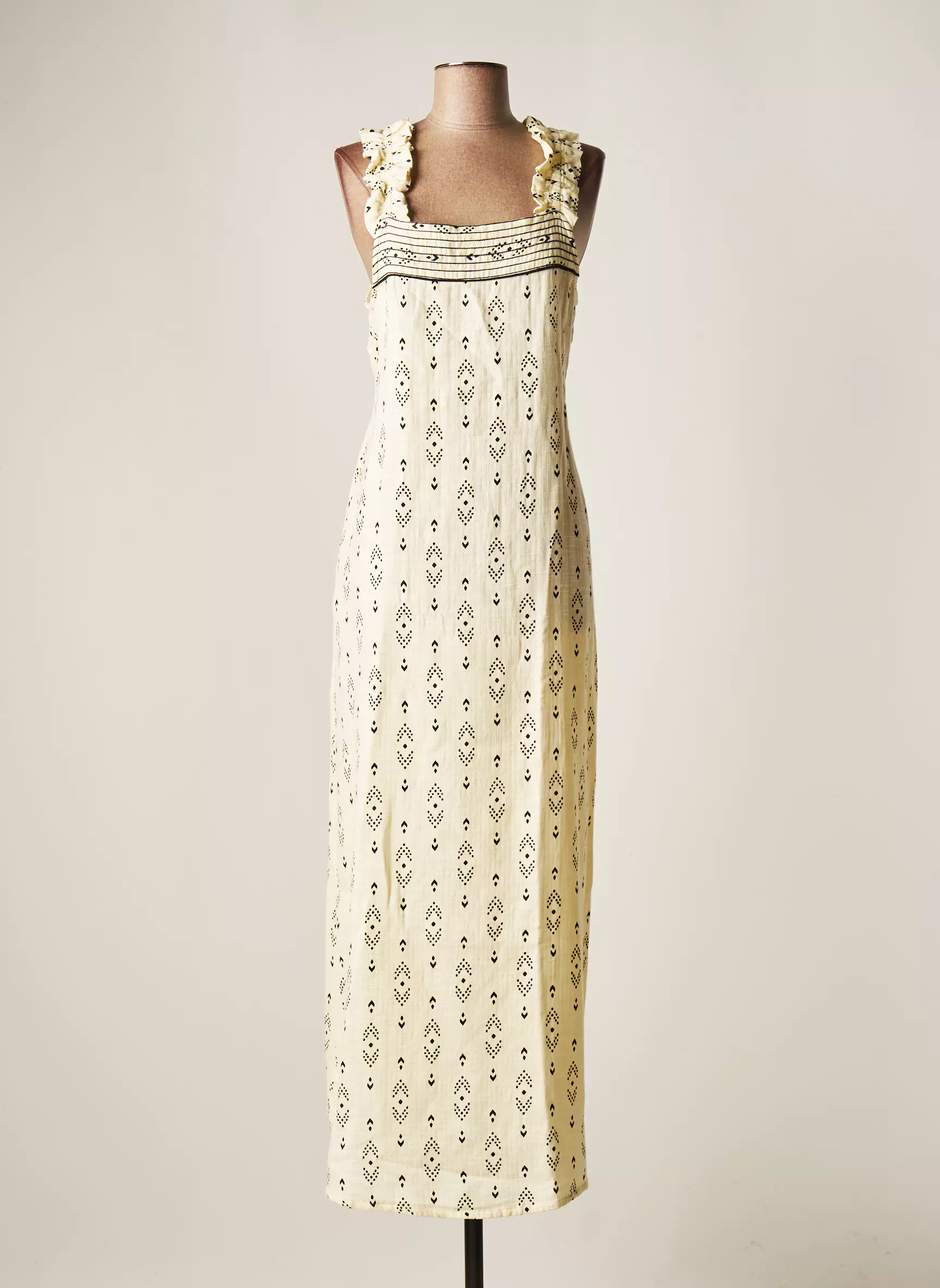 B Young Robes Longues Femme couleur beige