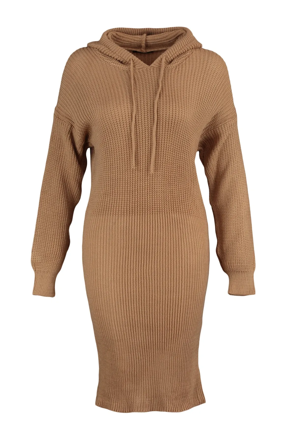 Trendyol Collection  Kamel Kamel Mini Strickkleid TWOAW23EL00075 Kleid TWOAW23EL00075