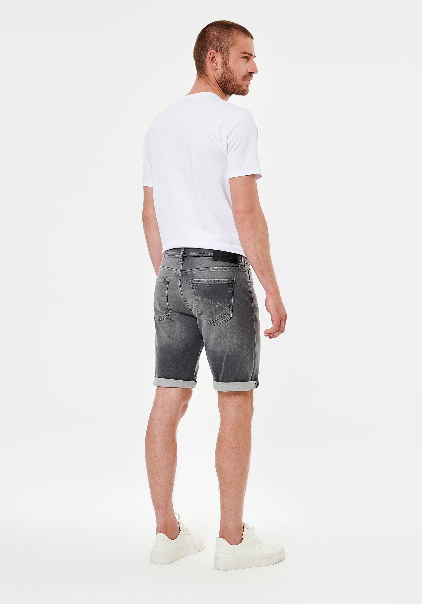 ELIX   Short gris straight homme
