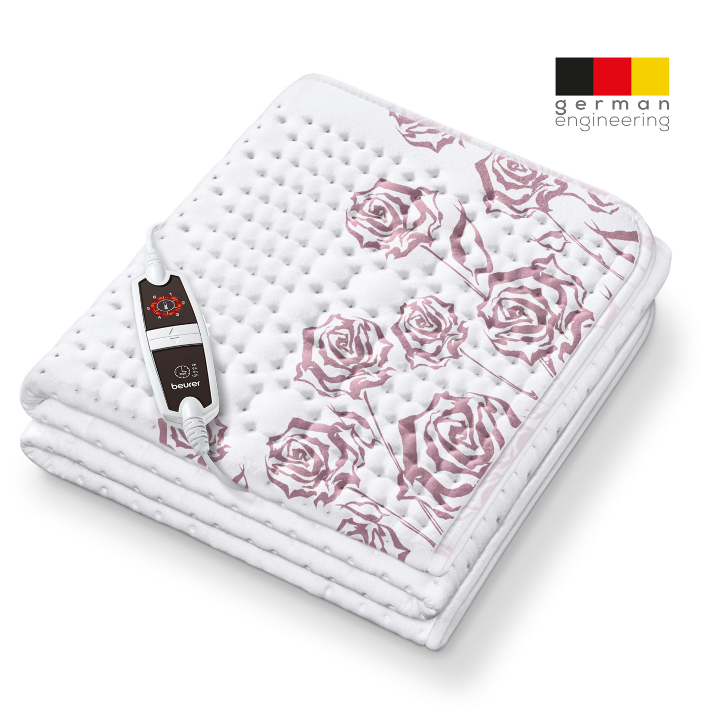 UB 75 Wärmeunterbett von Beurer-Wärmeunterbett mit Baumwoll-Oberfläche, 6 Temperaturstufen und Rückschaltautomatik