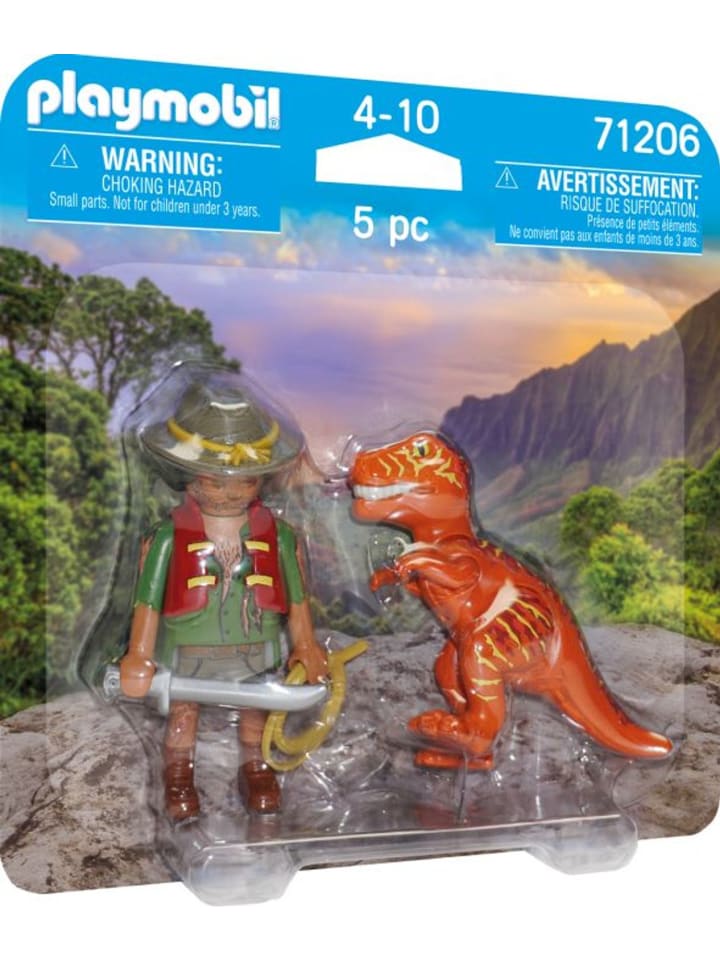 Playmobil Abenteurer mit T-Rex in Mehrfarbig ab 4 Jahre günstig kaufen onesize